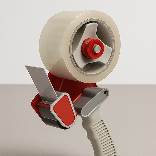 Heavy-Duty Packing Tape Gun Dispenser – Comfortable Handheld Carton Sealer for Standard 2-Inch Tape Rolls