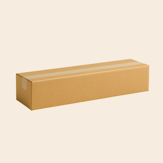 17 x 6 x 6 Inch Shipping Boxes Heavy-Duty ECT 32 Kraft Corrugated Cardboard Mailing Boxes for Long Narrow Items Packing and Storage