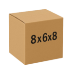 8 x 6 x 8 Inch Corrugated Shipping Boxes ECT 32 Kraft Cardboard Packing Boxes for Mailing Moving and Storage Recyclable and Durable