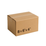 Small Moving Boxes 8 x 6 x 4 Inch Corrugated Cardboard Boxes for Packing Shipping and Storage Durable ECT 32 Kraft Mailing Boxes