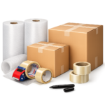 65 moving boxes kit with 20 small 16x10x10, 20 medium 18x14x12, 25 large 20x20x15, bubble wrap rolls, packing tape and black marker
